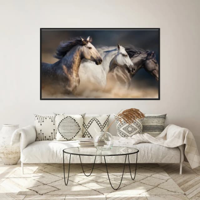 Quadro Decorativo Cavalos