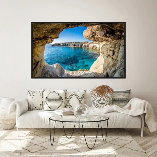 Quadro Decorativo Cavernas Marinhas
