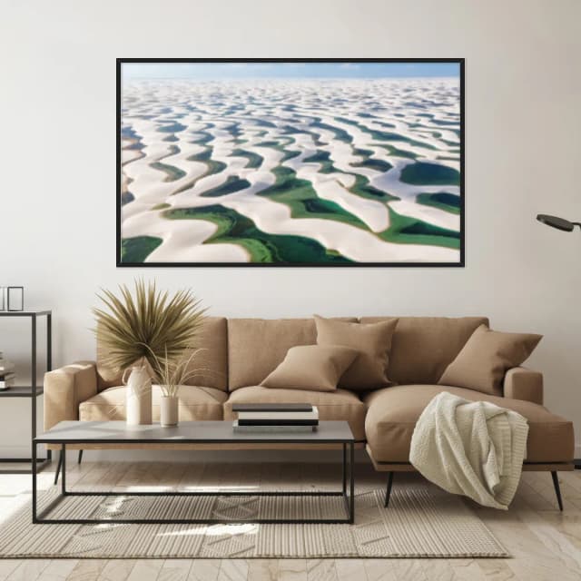 Quadro Decorativo Dunas De Areia Branca