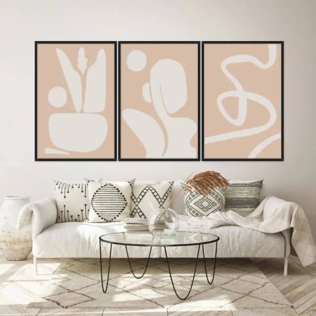 Kit Quadros Decorativos Minimalista