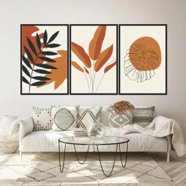 Kit Quadros Decorativos Tropical