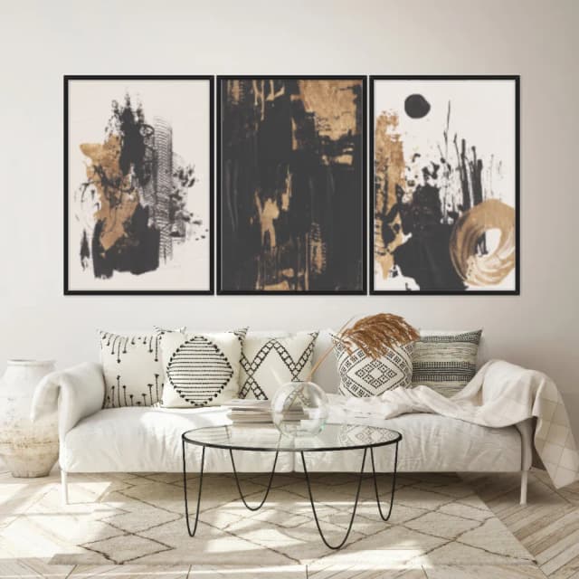 Kit Quadros Decorativos Texturas