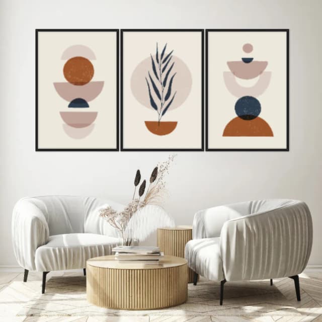 Kit Quadros Decorativos Boho