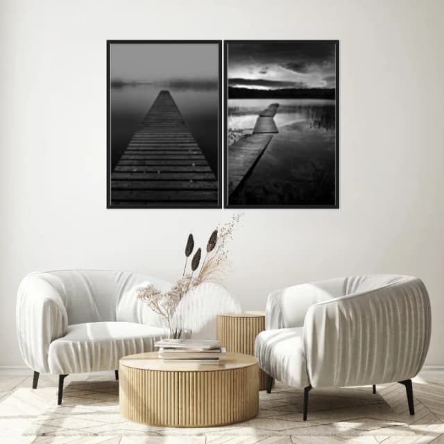 Kit Quadros Decorativos Passarela
