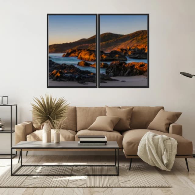 Kit Quadros Decorativos Praia