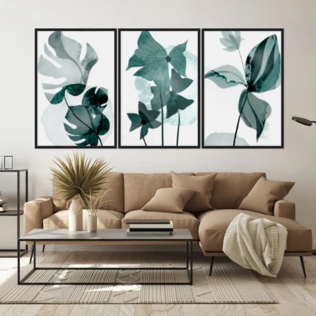 Kit Quadros Decorativos Costela De Adão