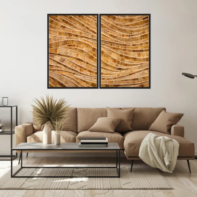 Kit Quadros Decorativos Madeira