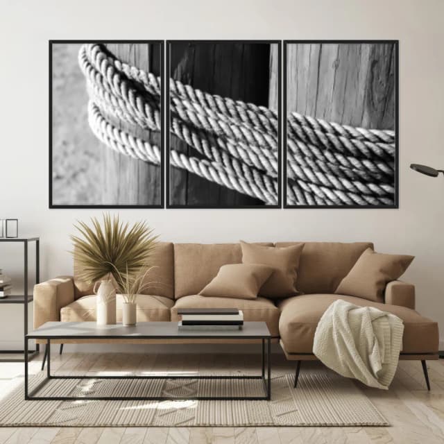 Kit Quadros Decorativos Madeira Com Nó