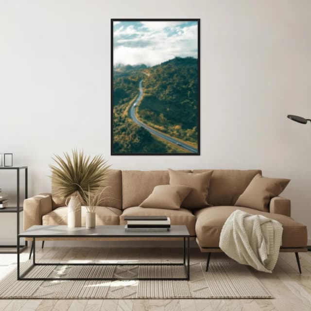 Quadro Decorativo Estrada Com Montanhas