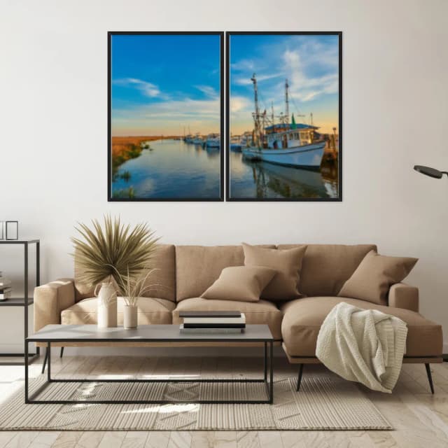 Kit Quadros Decorativos Beira Do Mar