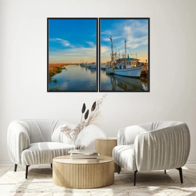 Kit Quadros Decorativos Beira Do Mar