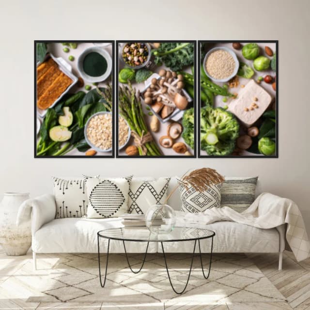 Kit Quadros Decorativos Verduras E Legumes