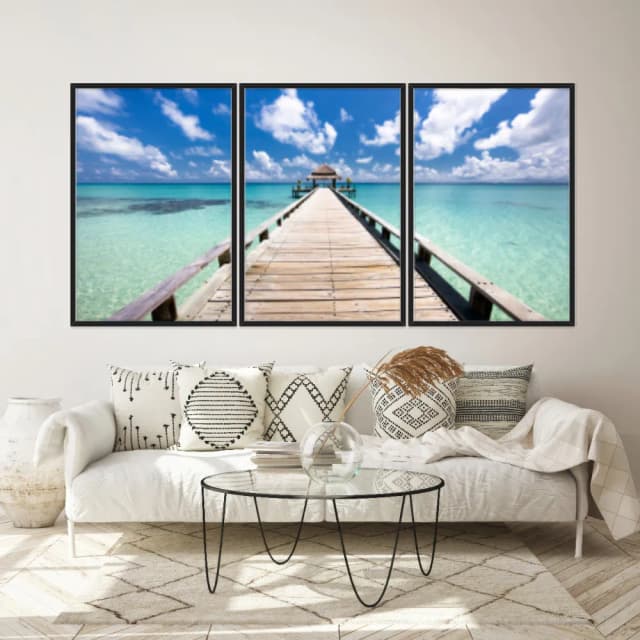 Kit Quadros Decorativos Passarela