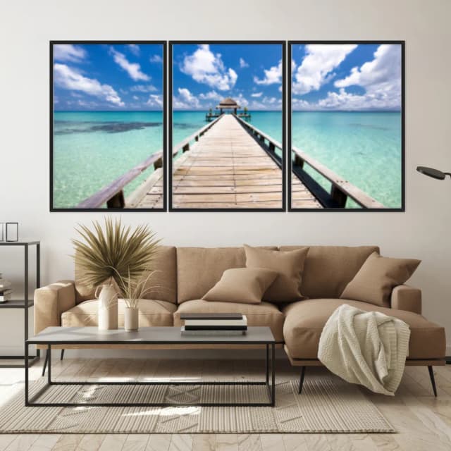 Kit Quadros Decorativos Passarela