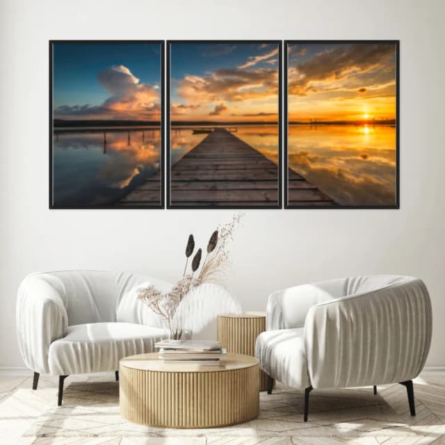 Kit Quadros Decorativos Passarela