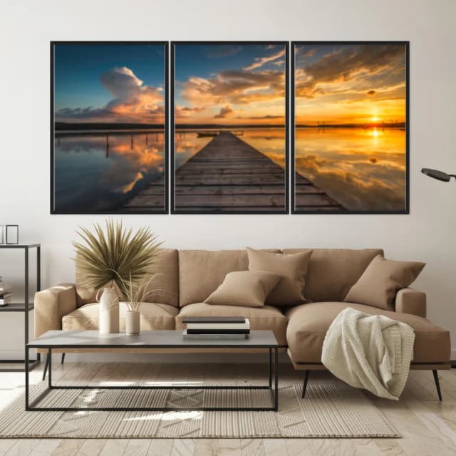 Kit Quadros Decorativos Passarela
