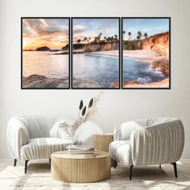 Kit Quadros Decorativos Mar