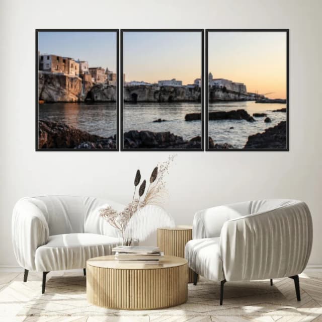 Kit Quadros Decorativos Mar