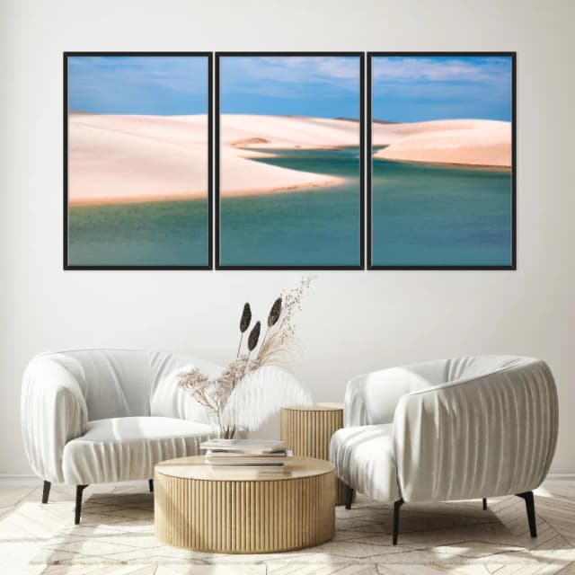 Kit Quadros Decorativos Mar