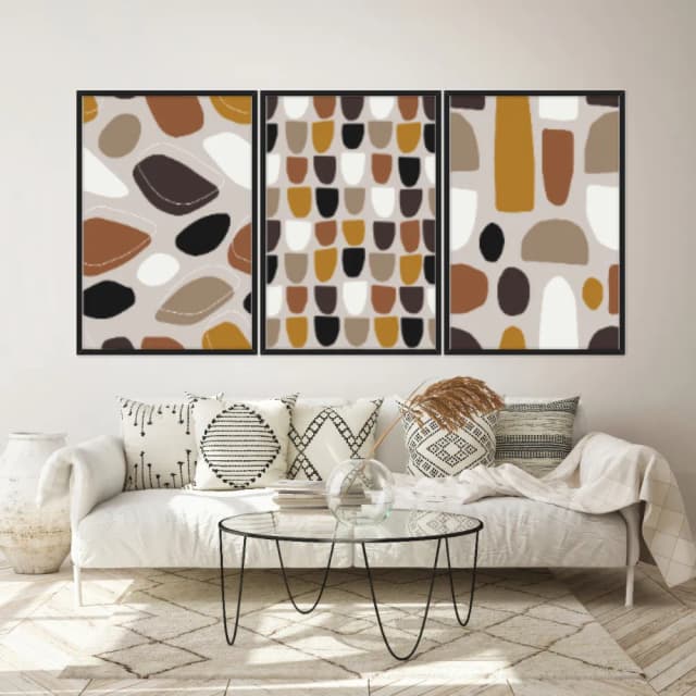 Kit Quadros Decorativos Orgânico