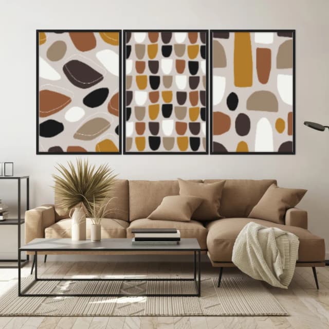 Kit Quadros Decorativos Orgânico