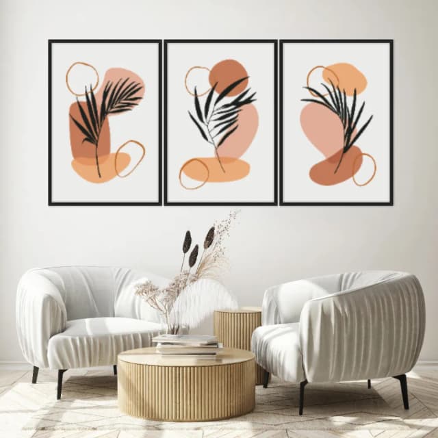 Kit Quadros Decorativos Tropical