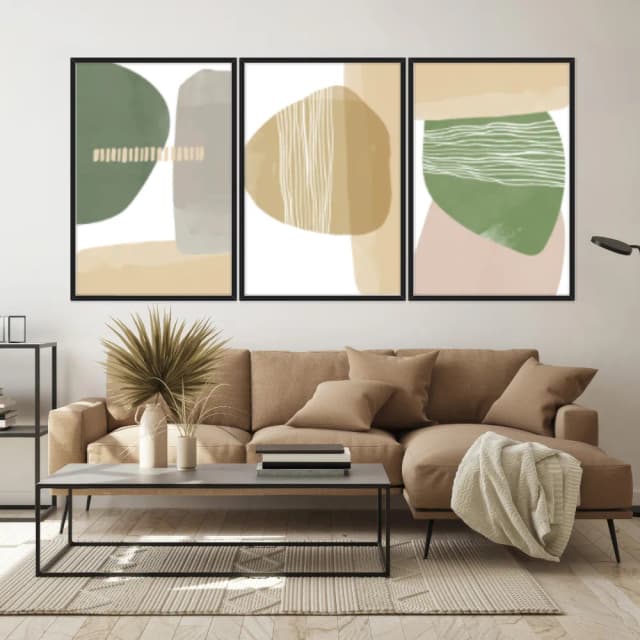 Kit Quadros Decorativos Formas