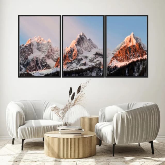 Kit Quadros Decorativos Montanha