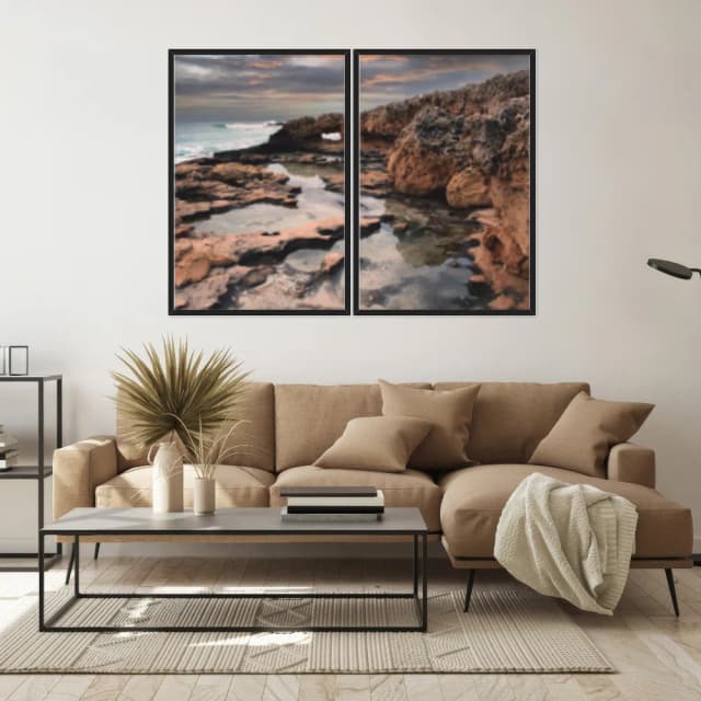 Kit Quadros Decorativos Praia