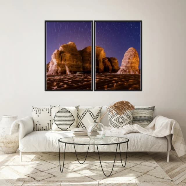 Kit Quadros Decorativos Rocha