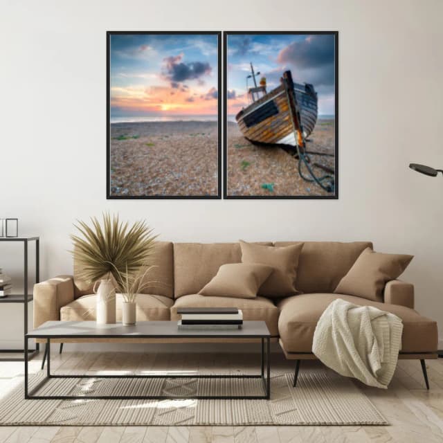 Kit Quadros Decorativos Na Areia