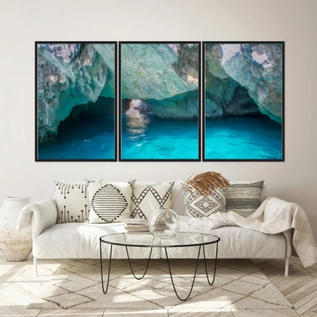 Kit Quadros Decorativos Gruta Da Caverna