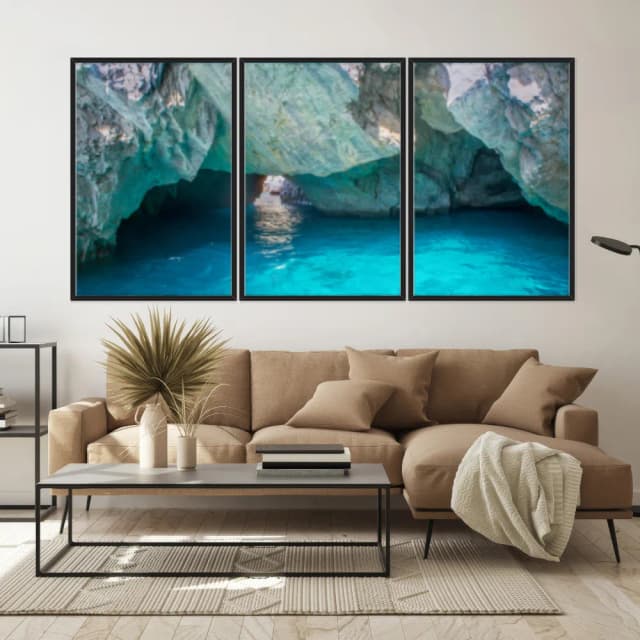 Kit Quadros Decorativos Gruta Da Caverna