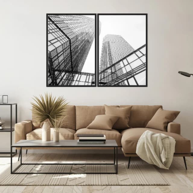 Kit Quadros Decorativos Construção Moderna