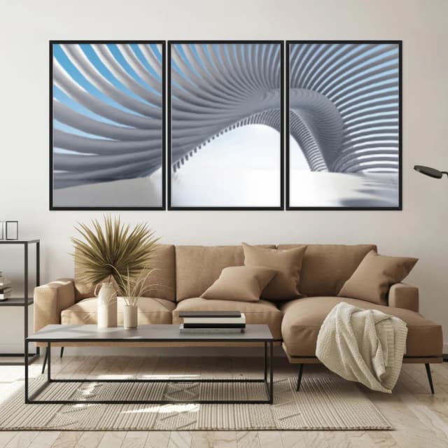 Kit Quadros Decorativos Construção Moderna