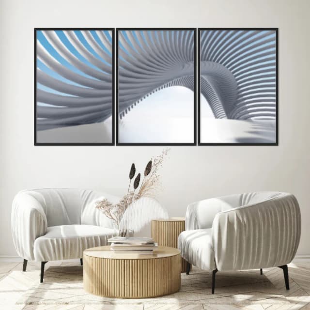 Kit Quadros Decorativos Construção Moderna