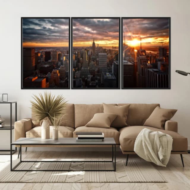 Kit Quadros Decorativos Manhattan Nova York