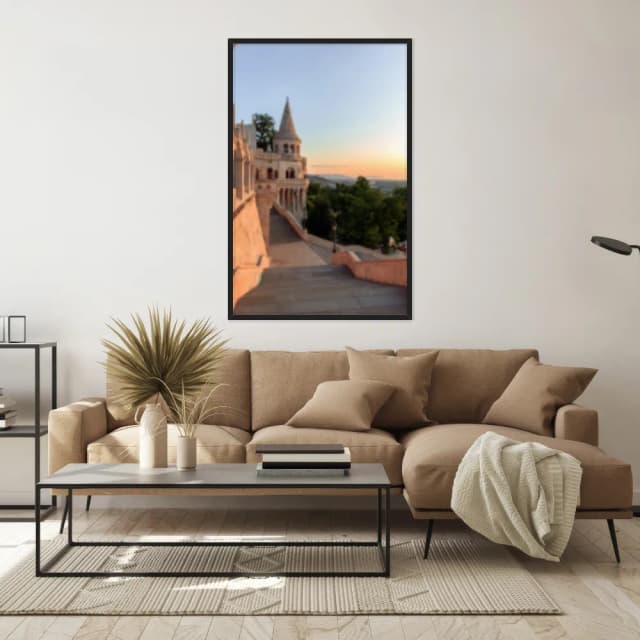 Quadro Decorativo Bastiao Dos Pescadores Budapeste