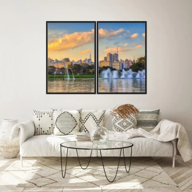 Kit Quadros Decorativos Ibirapuera Sao Paulo