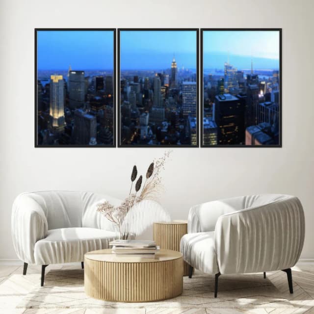 Kit Quadros Decorativos Nova York