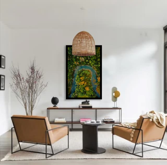 Floreta Tropical no Outono - Vista Aérea